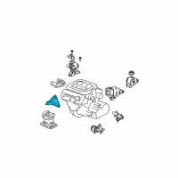 OEM 2006 Acura MDX Bracket, Front Mounting Diagram - 50826-S3V-A01