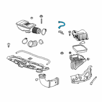 OEM 2021 Chevrolet Silverado 1500 PCV Tube Diagram - 12693950