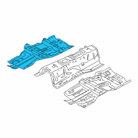 OEM Infiniti QX50 Floor-Front, RH Diagram - G4320-5UBMA