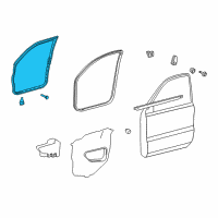 OEM 2017 Toyota Land Cruiser Door Weatherstrip Diagram - 67862-60150