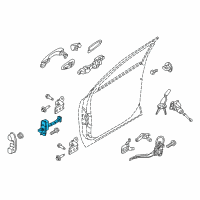 OEM Kia Checker Assembly-Front Door Diagram - 79390C5000