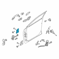 OEM Kia Telluride Hinge Assembly-Front Door Diagram - 793202B010