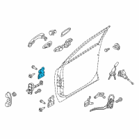 OEM 2021 Kia Sorento Hinge Assembly-Front Door Diagram - 793202B010