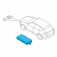 OEM 2017 BMW 740e xDrive CONTROL MODULE FOR PARK ASSI Diagram - 66-20-9-418-460