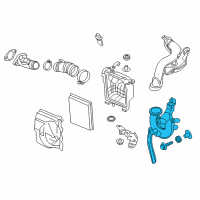 OEM 2019 Nissan Sentra Air Duct Diagram - 16554-3DD0A