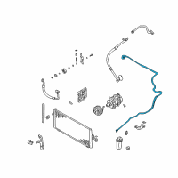 OEM 2001 Nissan Maxima Pipe-Front Cooler, High Diagram - 92440-2Y900