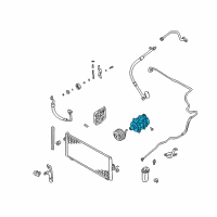 OEM 2000 Nissan Maxima Compressor Wo Cl Diagram - 92610-2Y001