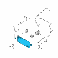 OEM 2001 Nissan Maxima Condenser Assy Diagram - 92110-3Y100