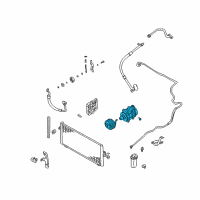 OEM 1998 Nissan Maxima Compressor Cooler Diagram - 92600-2Y01C