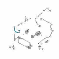 OEM 2000 Infiniti I30 Hose Flexible, High Diagram - 92490-2Y90B