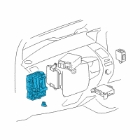 OEM Toyota Prius Junction Block Diagram - 82730-47380