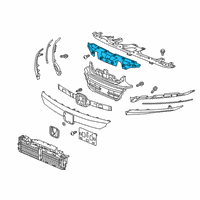 OEM 2018 Honda Accord Grille, Front Bumper (Upper) Diagram - 71112-TVA-A00