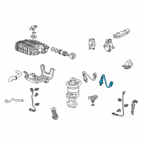 OEM 2008 Honda Accord Sensor, Rear Laf Diagram - 36541-R71-L01