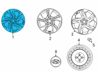 OEM 2021 Hyundai Elantra Wheel Assy-Aluminium Diagram - 52910-AA100