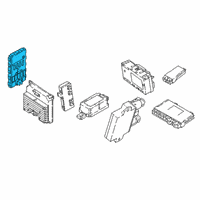 OEM BMW 530e BODY DOMAIN CONTROLLER BDC Diagram - 61-35-5-A58-9E4