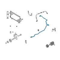 OEM 2003 Nissan Maxima Pipe-Front Cooler, High Diagram - 92440-5Y700