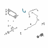 OEM 2003 Nissan Maxima Hose-Flexible, High Diagram - 92490-5Y700