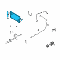 OEM 2003 Infiniti I35 Condenser Assy Diagram - 92100-2Y960