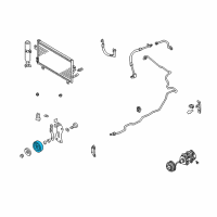 OEM 2003 Nissan Maxima Pulley-Idler Diagram - 11947-31U05