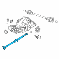 OEM 2015 Dodge Durango Drive Shaft Diagram - 52123635AB