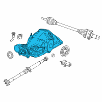 OEM 2017 Jeep Grand Cherokee Differential-Rear Axle Diagram - 68184732AB