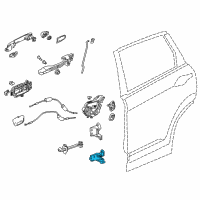 OEM Honda CR-V Hinge, Right Rear Door (Lower) Diagram - 67920-T0A-A01ZZ