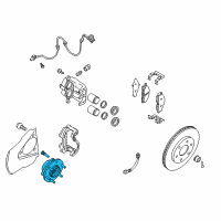 OEM Nissan Armada Hub Road Wheel Diagram - 40202-ZR40B