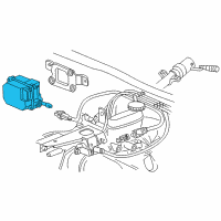 OEM 1998 Cadillac DeVille Module Asm, Cruise Control (W/ Servo) Diagram - 25344191