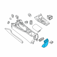 OEM 2016 Nissan Maxima Finisher-Console Box Diagram - 96930-4RA0B