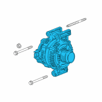 OEM 2016 Buick Envision Alternator Diagram - 23347522