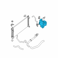 OEM 2013 Nissan Maxima Tank Assy-Reserve Diagram - 21711-ZN50A