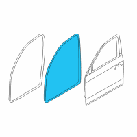 OEM 2018 BMW 328d xDrive Door Weatherstrip, Front Diagram - 51-33-7-258-329