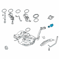 OEM Honda Shutter Set, Fuel (Capless) Diagram - 17060-TBA-L02