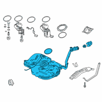 OEM 2018 Honda Civic Tank Set, Fuel Diagram - 17044-TBA-L05