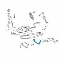 OEM 2014 Lexus LX570 Band Sub-Assy, Fuel Tank, NO.2 Diagram - 77602-60110