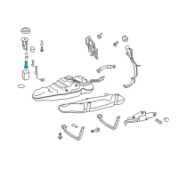 OEM 2015 Lexus LX570 Fuel Pump Diagram - 23220-50271