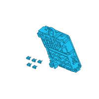 OEM 2019 Honda Fit Box Assembly, Fuse (Rewritable) Diagram - 38200-T5A-A22