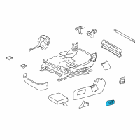 OEM 2012 Lexus LS460 Switch, Front Power Seat, LH Diagram - 84070-50230-A1