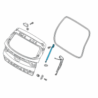 OEM 2017 Kia Sportage Gate Assembly-Power Tail Diagram - 81770D9100