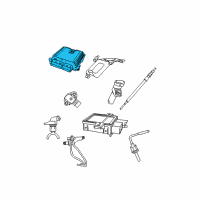 OEM 2008 Jeep Grand Cherokee Powertrain Control Module Diagram - 5187296AD