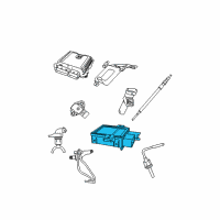 OEM 2009 Dodge Sprinter 2500 Module-Glow Plug Diagram - 68013182AE