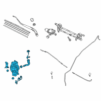 OEM 2019 Toyota Yaris Washer Reservoir Diagram - 85310-WB003