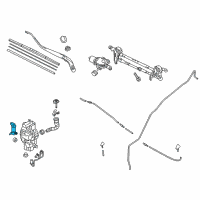 OEM 2019 Toyota Yaris Washer Pump Diagram - 85330-WB001