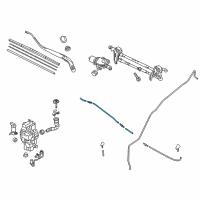 OEM 2018 Toyota Yaris iA Washer Hose Diagram - 90118-WBA15