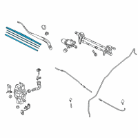 OEM 2018 Toyota Yaris iA Wiper Blade Diagram - 85212-WB001