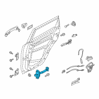 OEM 2015 Kia Soul Checker Assembly-Rear Door Diagram - 79480B2000