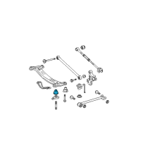 OEM 2012 Toyota Avalon Suspension Crossmember Mount Cushion Diagram - 52271-06051