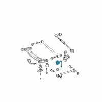 OEM 2012 Lexus ES350 Sensor Sub-Assy, Height Control, Rear RH Diagram - 89407-41010