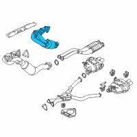 OEM 2007 BMW Z4 Exchange. Exhaust Manifold With Catalyst Diagram - 18-40-7-836-641