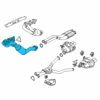 OEM 2007 BMW Z4 Exchange. Exhaust Manifold With Catalyst Diagram - 18-40-7-836-640
